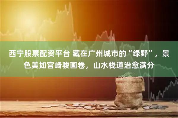 西宁股票配资平台 藏在广州城市的“绿野”，景色美如宫崎骏画卷，山水栈道治愈满分